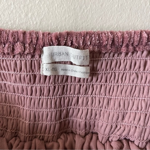 Urban Outfitters Olivia Velvet Tiered Peplum Cami Women’s Size XL - Picture 12 of 13